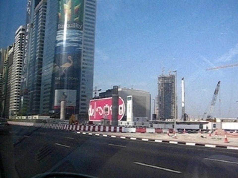 On the Sheikh Zayed Road, Dubai