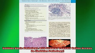 READ book  Robbins Basic Pathology with STUDENT CONSULT Online Access 9e Robbins Pathology  DOWNLOAD ONLINE