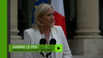 Marine Le Pen sur le Brexit : 