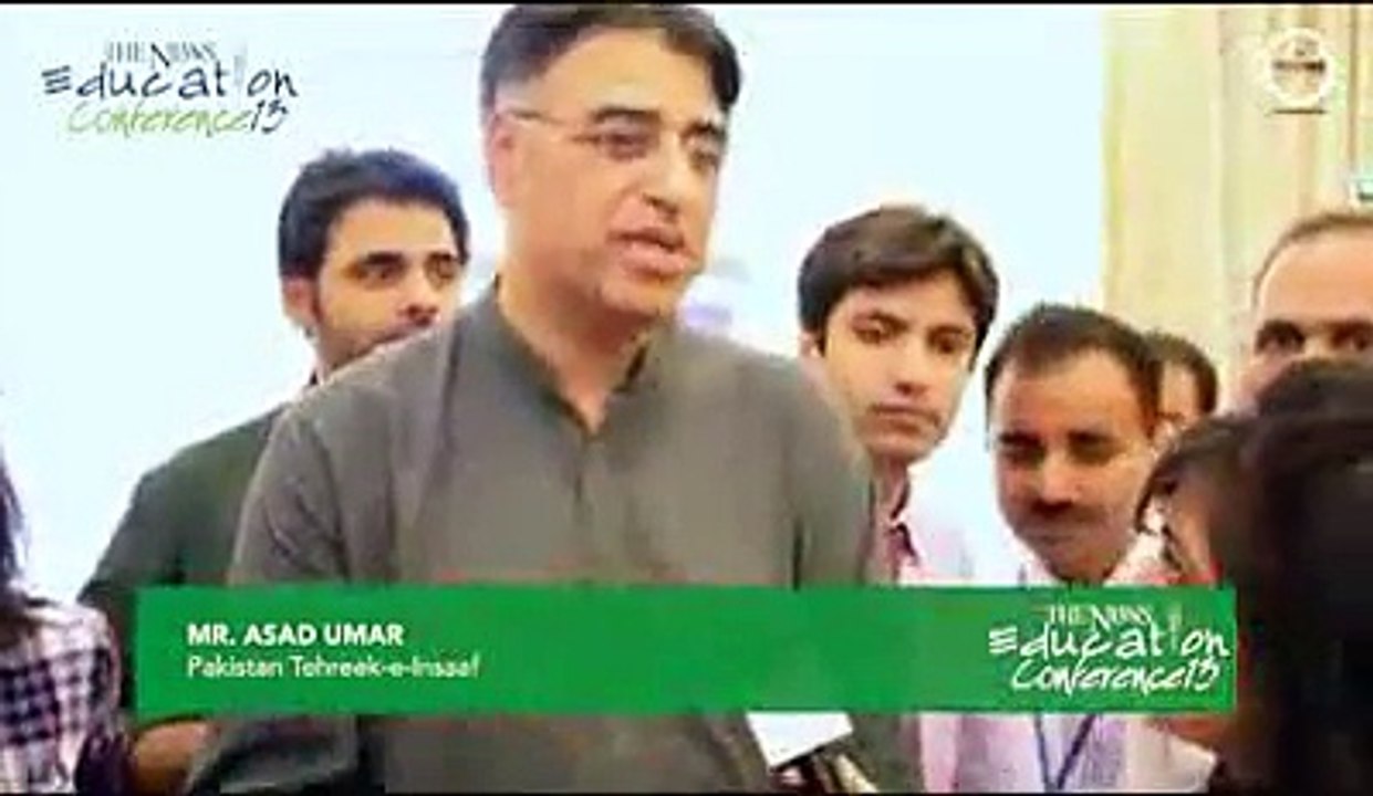 Asad Umar analysis on how to improve our education system and how to make it better for public