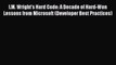 [PDF] I.M. Wright's Hard Code: A Decade of Hard-Won Lessons from Microsoft (Developer Best