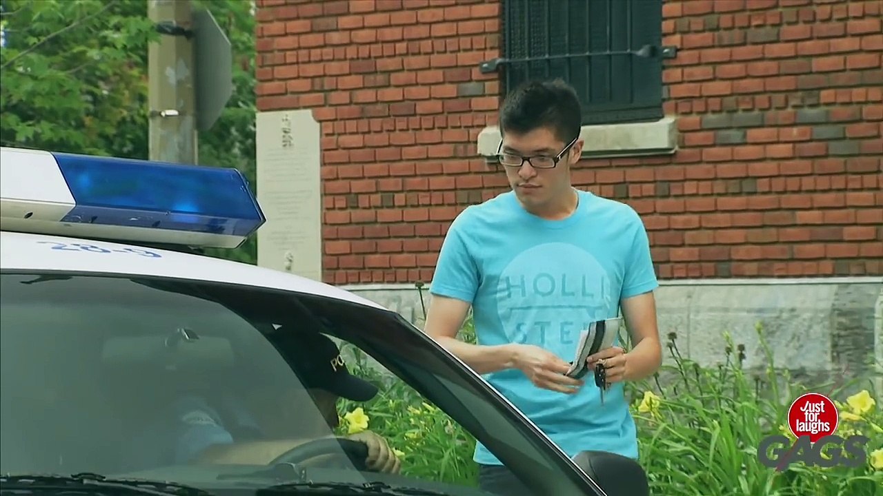 One Cop, Six Hats Prank