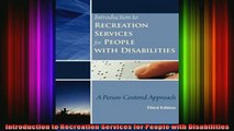 DOWNLOAD FREE Ebooks  Introduction to Recreation Services for People with Disabilities Full Ebook Online Free