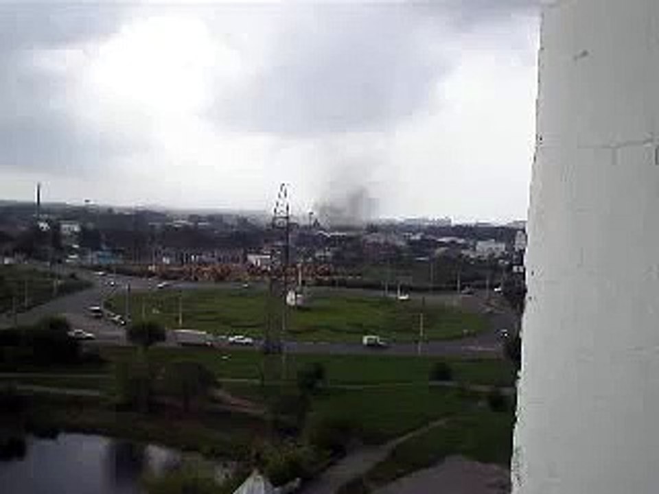 Смерч в городе Благовещенске, 31 июля 2011 (exclusive video)