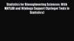 Read Statistics for Bioengineering Sciences: With MATLAB and Winbugs Support (Springer Texts