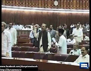 PPP walk out from NA, Report by Shakir Solangi, Dunya News.