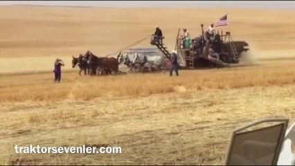 traktör yokken biçerdöver varmış