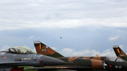 Démonstration du Rafale à Florennes