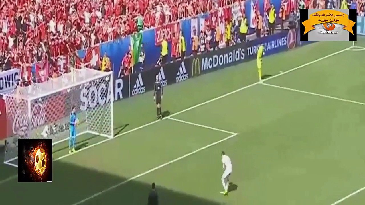 ضربات جزاء سويسرا وبولندا 4-5 يورو 2016 دور ال16