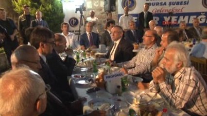 Bursa-Bakan Ala ve Meclis Başkanı Kahraman İftarda Buluştu