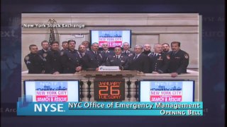 26 January 2010 NYC Office of Emergency Management NYSE Euronext Opening Bell