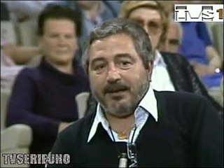 RENZO MONTAGNANI OSPITE IN TV PER LA PRIMA VOLTA CONDOTTO DA LUCIANO SALCE  1980