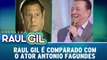 Raul Gil é comparado com o ator Antonio Fagundes