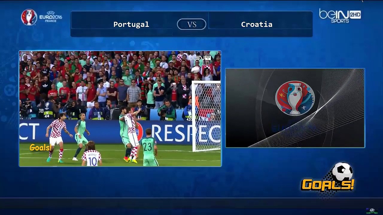 ملخص مباراة البرتغال وكرواتيا 1-0 [2016_06_25] يورو 2016 [حفيظ دراجي