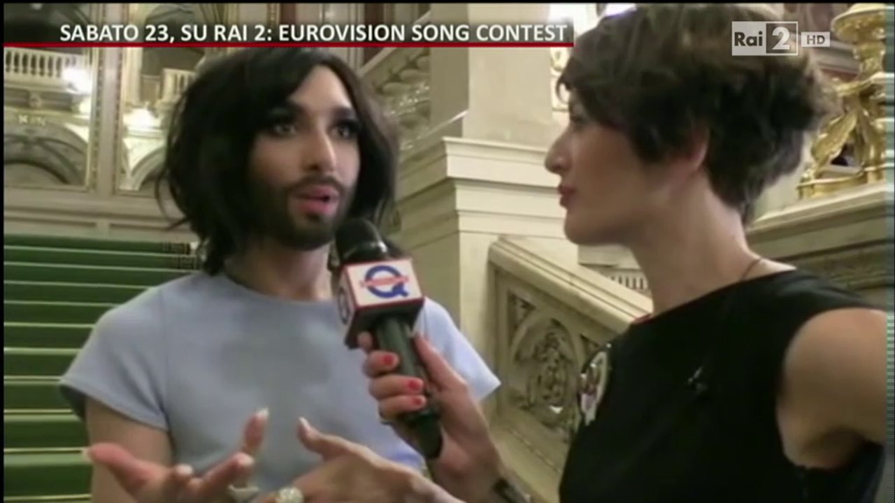 Conchita Wurst (Quelli che il calcio, 17.05.2015)