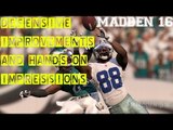 Madden NFL 16 Defensive Improvements and Hands On Impressions  | Madden 16 E3 Gameplay