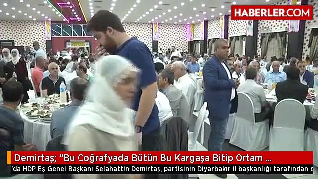Demirtaş: Bu Coğrafyada Bütün Bu Kargaşa Bitip Ortam Durulduğunda, Var Olanlar Yine Bizler...