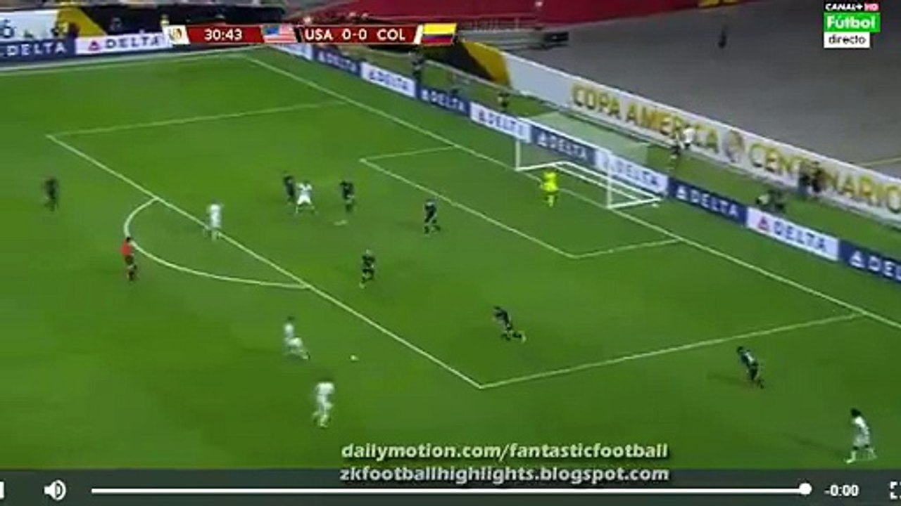 0-1 Carlos Bacca Goal HD - USA 0-1 Colombia 26-06-2016