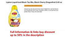 Lipton Liquid Iced Black Tea Mix, Black Cherry Dragonfruit 2.43 oz