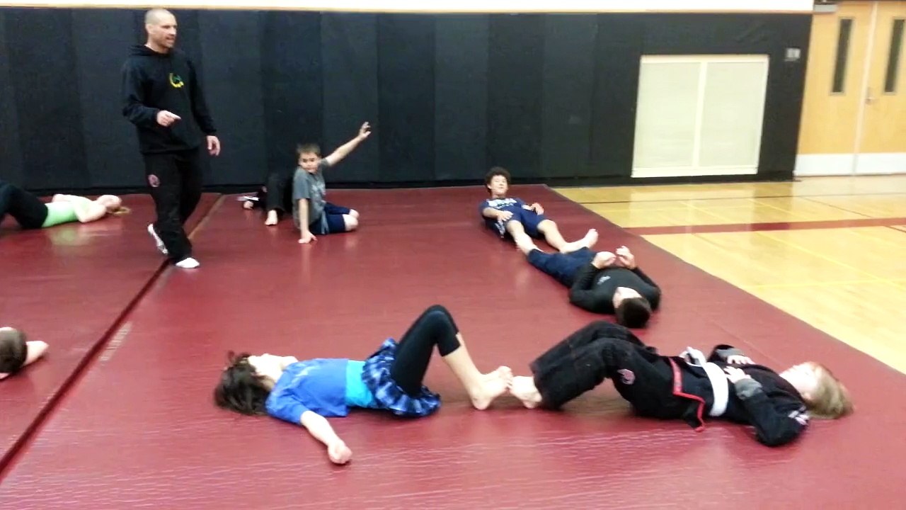 Life Is scramble too the top...Redmond junior high Bjj Class