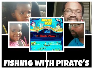 Daddy And Daughter Jasmine Playing Pirate's At Main Event!