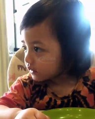 Pintarnya Arsy Addara Makan Sendiri di Tungguin Bunda Ashanty