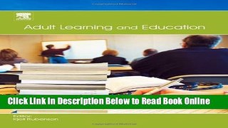 Read Adult Learning and Education  PDF Free