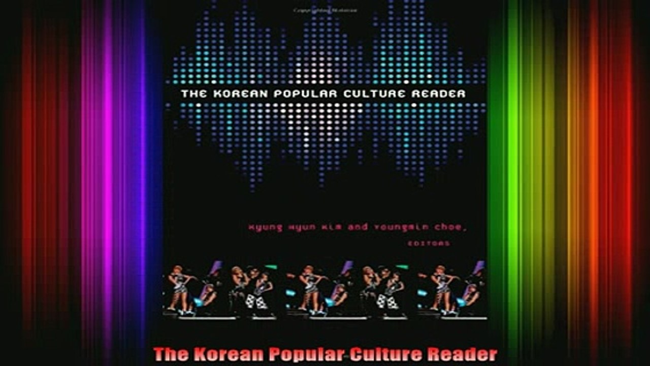 DOWNLOAD FREE Ebooks  The Korean Popular Culture Reader Full Free