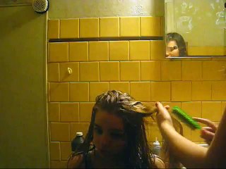 cutting erika's hur,fast (imma ninja) -d