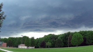 Strong to severe thunderstorm north of Scranton Pennsylvania