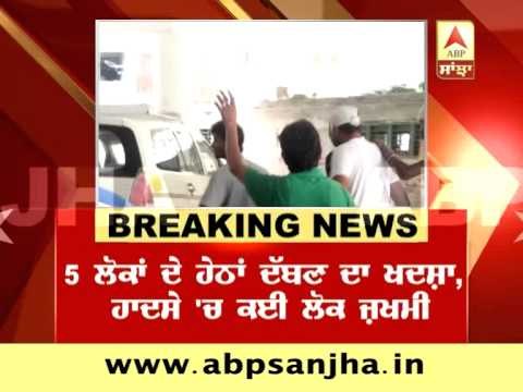 BREAKING: Big stone falls on Manikaran Gurudwara building