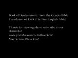 Book of Deuteronomy Geneva Bible Translation Chapter 29