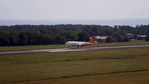 FireFly B737-800 landing Rwy 26 at Sandakan Airport