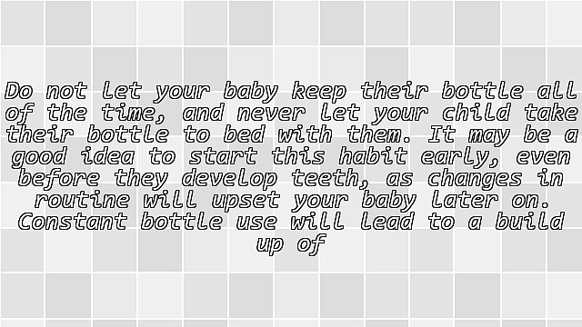 Preventing Baby Bottle Tooth Decay