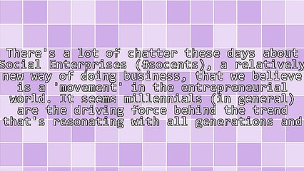 Social Enterprises 101