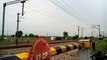 indias fastest train rajdhani express crossing
