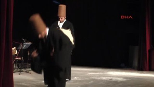 Bitlis Ahlat'ta Sema Gösterisi Geceye Renk Kattı