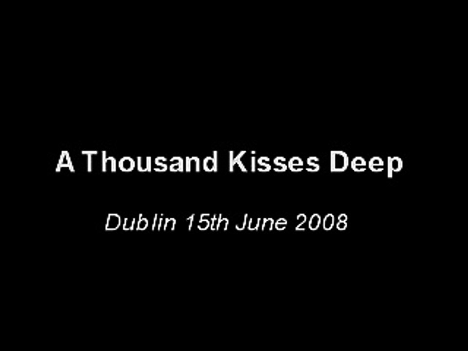 Leonard Cohen Dublin 15 June A Thousand Kisses Deep