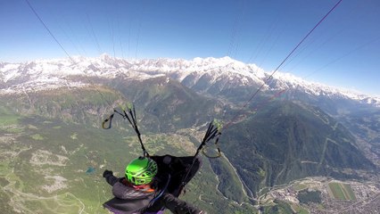 De Passy au pied de l'aiguille de bionnassay et du glacier des Miages