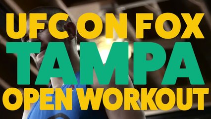 UFC on FOX 19 Open Workout Highlights