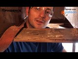 How to reach difficult places on a boat   Wooden boat restoration