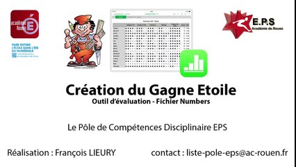 PDC - Création de l'outil d'évaluation - Le Gagne Etoile