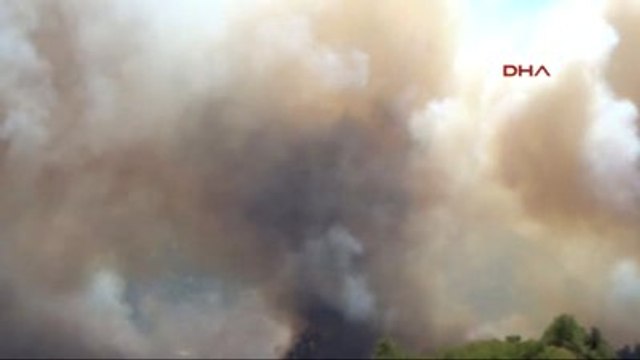 Antalya Tatil Merkezi Adrasan?da Orman Yangını -3