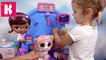 Доктор Плюшева у Кати большая Клиника доктора Дисней музыкальная игрушка играем куклами лечим игрушки наше новое видео ♥