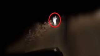 Real Ghost Caught On Tape Creepy Ghost Crossing Road