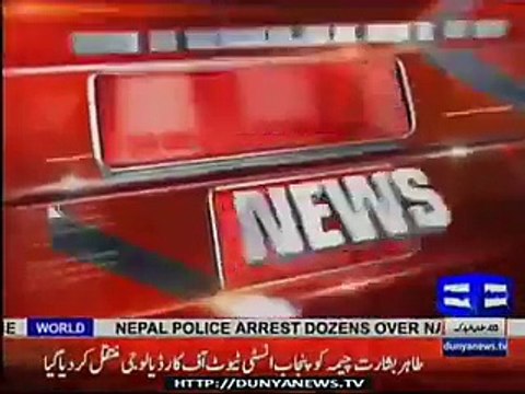 Khursheed Shah meets with Asif Zardari in Dubai, Report by Shakir Solangi, Dunya News.