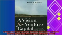 behold  A Vision for Venture Capital Realizing the Promise of Global Venture Capital and Private