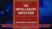 different   The Intelligent Investor The Definitive Book on Value Investing A Book of Practical