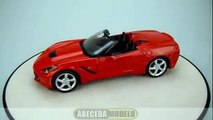 chevrolet corvette stingray convertible 2014 red maisto 24