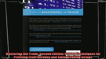 complete  Mastering the Trade Second Edition Proven Techniques for Profiting from Intraday and